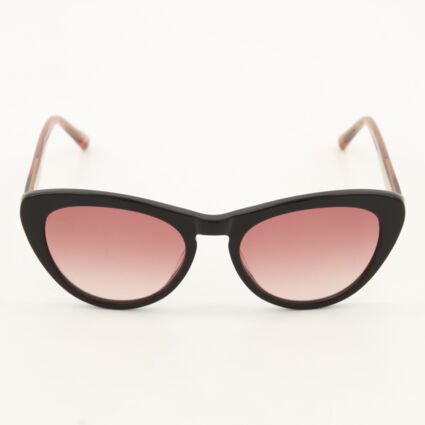 Black Violet Cat Eye Sunglasses - Image 1 - please select to enlarge image