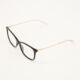 Black & Gold Tone MMI0015 Glasses Frames - Image 2 - please select to enlarge image