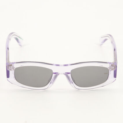 Blue Chunky Square Sunglasses - Image 1 - please select to enlarge image