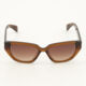 Brown Chunky Cat Eye Sunglasses - Image 1 - please select to enlarge image