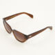 Brown Chunky Cat Eye Sunglasses - Image 2 - please select to enlarge image