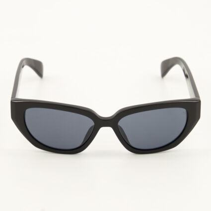 Black Basic Cat Eye Sunglasses - Image 1 - please select to enlarge image