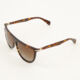 Brown Basic Round Sunglasses - Image 2 - please select to enlarge image