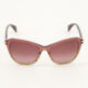 Wine Red 1060S Cat Eye Sunglasses  - Image 1 - please select to enlarge image