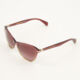 Wine Red 1060S Cat Eye Sunglasses  - Image 2 - please select to enlarge image