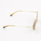 Beige & Gold Tone Cat Eye Sunglasses - Image 3 - please select to enlarge image
