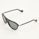 Black Classic Aviator Sunglasses - Image 2 - please select to enlarge image
