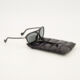 Black Classic Aviator Sunglasses - Image 3 - please select to enlarge image