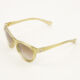 Gold Tone Chunky Round Sunglasses - Image 2 - please select to enlarge image