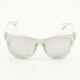 Silver Tone Chunky Round Sunglasses - Image 1 - please select to enlarge image