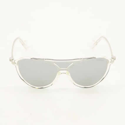 Clear ML0054S Pilot Sunglasses - Image 1 - please select to enlarge image