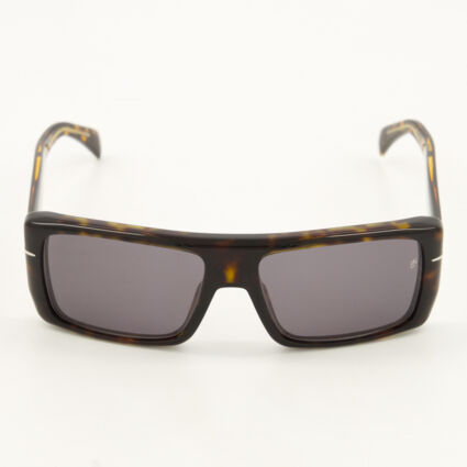 Brown Chunky Square Sunglasses - Image 1 - please select to enlarge image