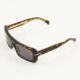 Brown Chunky Square Sunglasses - Image 2 - please select to enlarge image