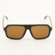 Black Chunky Square Sunglasses - Image 1 - please select to enlarge image