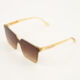 Brown TH848 Square Sunglasses  - Image 2 - please select to enlarge image