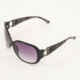 Black Wrapped Square Sunglasses  - Image 2 - please select to enlarge image