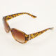 Brown Havana Square Sunglasses  - Image 2 - please select to enlarge image