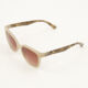 Beige Reptile Effect Square Sunglasses - Image 2 - please select to enlarge image