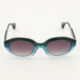 Turquoise VW5024 Zephyr Round Sunglasses  - Image 1 - please select to enlarge image
