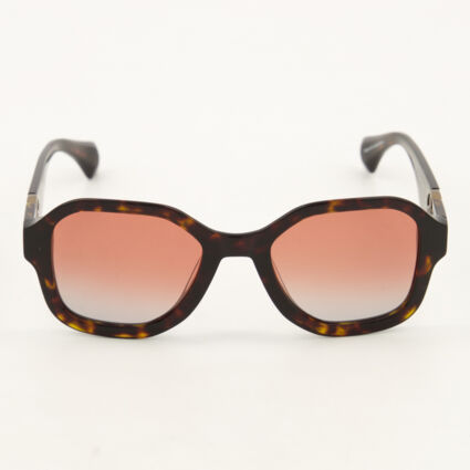 Tortoiseshell Caria VW5028 Square Sunglasses  - Image 1 - please select to enlarge image