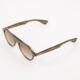 Crystal Olive Lady Eckhart Round Sunglasses  - Image 2 - please select to enlarge image