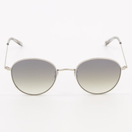 Silver Paloma Round Sunglasses  - Image 1 - please select to enlarge image