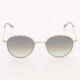 Silver Paloma Round Sunglasses  - Image 1 - please select to enlarge image