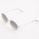 Silver Paloma Round Sunglasses  - Image 2 - please select to enlarge image