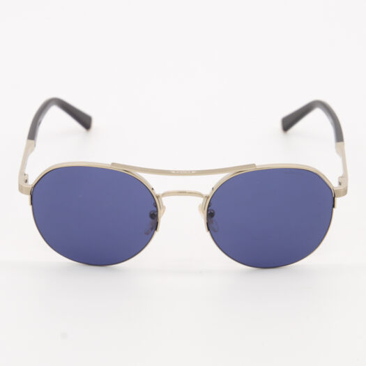 Gold Tone & Black Lewis 03 Aviator Sunglasses - Image 1 - please select to enlarge image