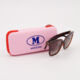 Tortoiseshell MMI 0139S Cat Eye Sunglasses  - Image 3 - please select to enlarge image