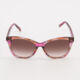 Pink MIS 0007S Cat Eye Sunglasses  - Image 1 - please select to enlarge image