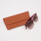 Pink MIS 0007S Cat Eye Sunglasses  - Image 3 - please select to enlarge image