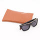 Black & Gold Tone Square Sunglasses - Image 3 - please select to enlarge image