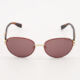 Brown Oval Sunglasses - Image 1 - please select to enlarge image