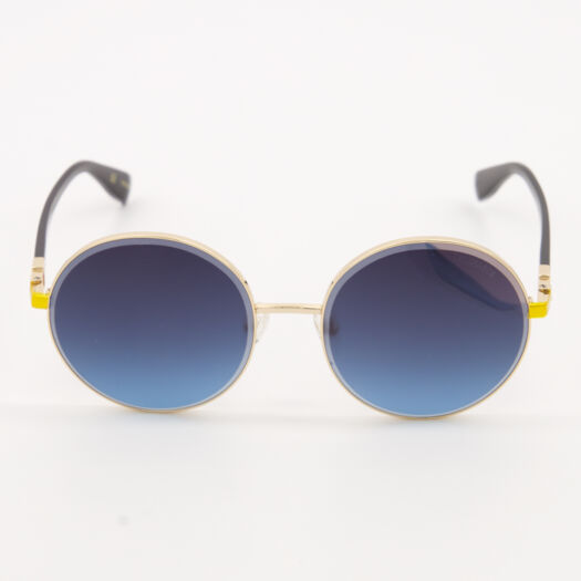 Blue Round Sunglasses - Image 1 - please select to enlarge image