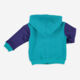 Blue & Purple Zip Hoodie  - Image 2 - please select to enlarge image