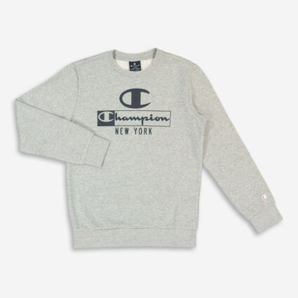 Grey Marl Classic Sweatshirt - Image 1 - please select to enlarge image