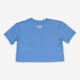 Blue Cropped T Shirt - Image 2 - please select to enlarge image