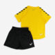 Two Piece Orange & Black T Shirt & Shorts Set - Image 2 - please select to enlarge image