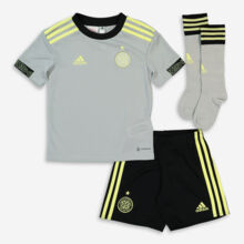 Grey & Black Celtic Football Kit Set