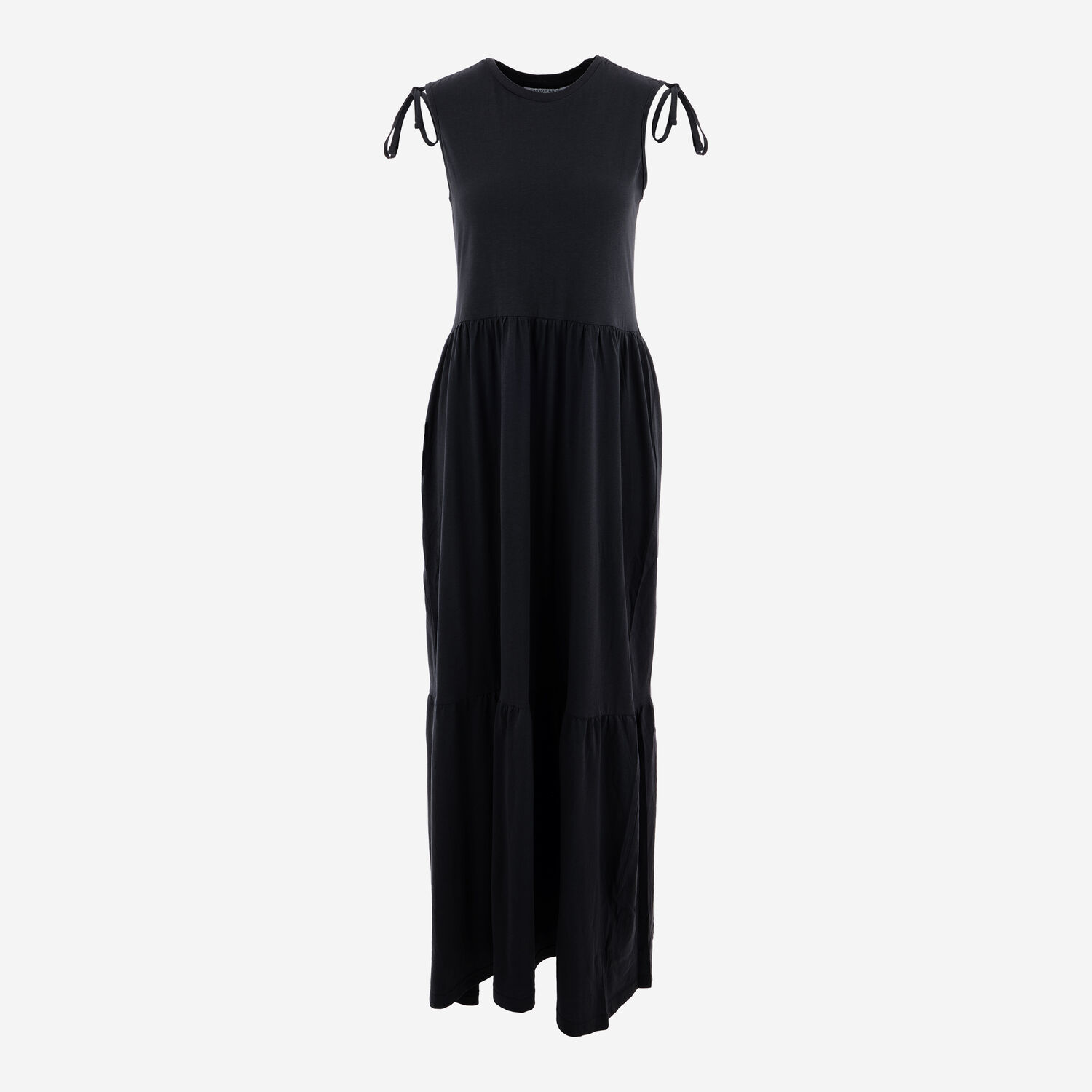 Black Tiered Maxi Dress TK Maxx UK - Main Image