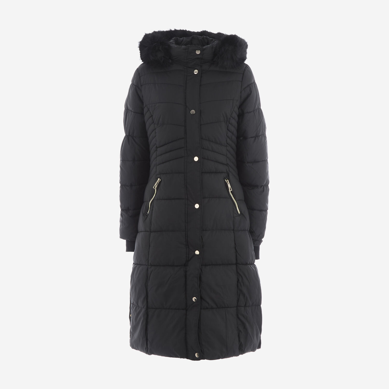 Winter Coats Tk Maxx Ladies Coats Black Padded Faux Fur Hooded