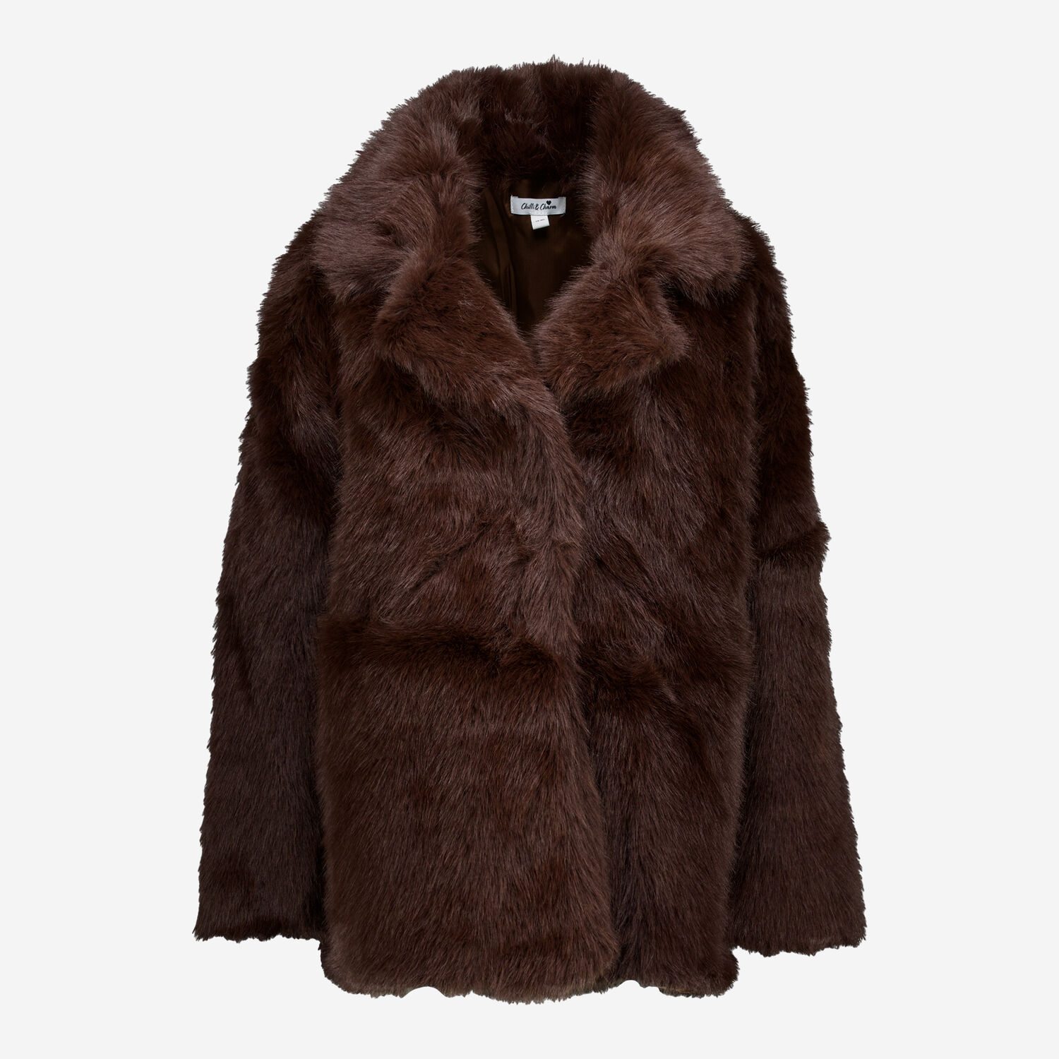 Brown Faux Fur Coat TK Maxx UK1