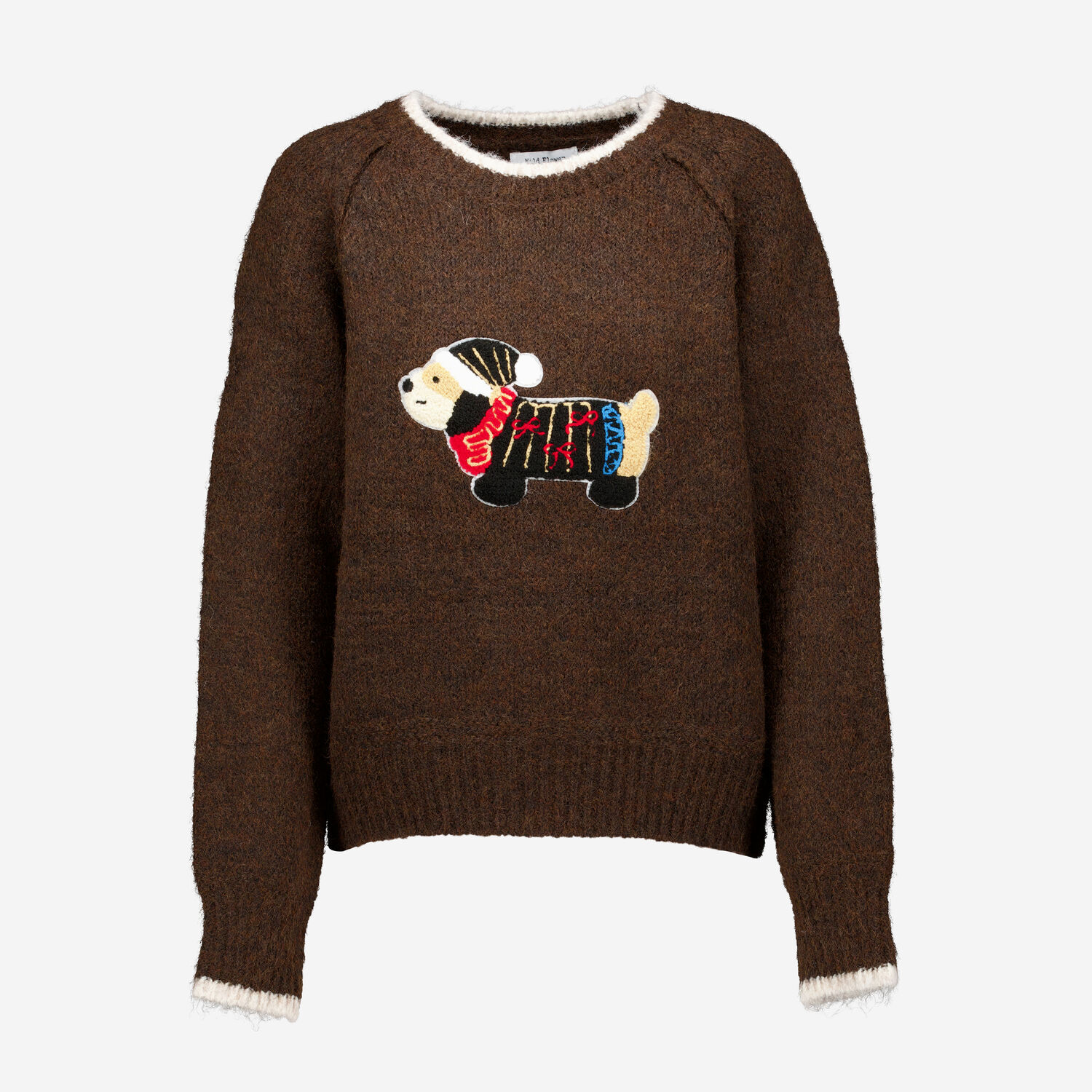 Brown Christmas Dog Design Jumper TK Maxx UK