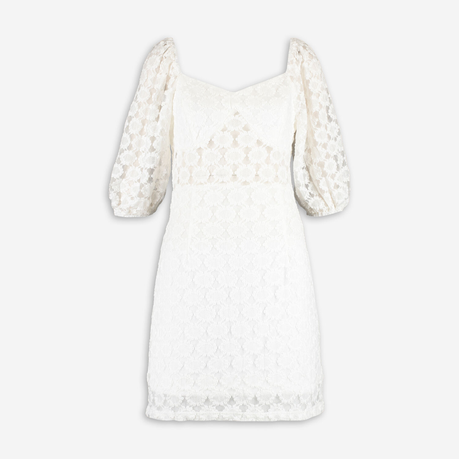 White Lace Mini Dress - TK Maxx UK