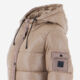 Light Brown Hooded Puff Jacket - Image 3 - please select to enlarge image