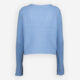 Blue Rib Knit Buttoned Cardigan - Image 2 - please select to enlarge image