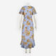 Blue Floral Maxi Dress - Image 2 - please select to enlarge image