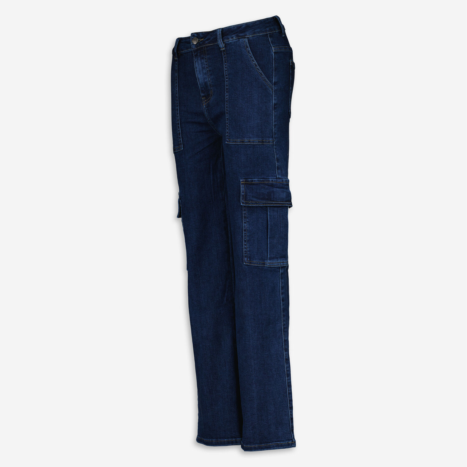 Dark Blue Cargo Jeans - TK Maxx UK