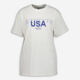 White Graphic T Shirt  - Image 1 - please select to enlarge image